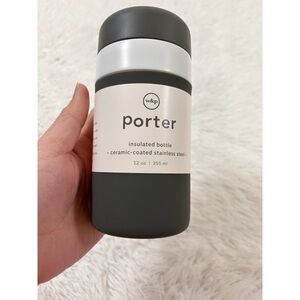 W&P Porter Insulated Bottle 12oz Charcoal